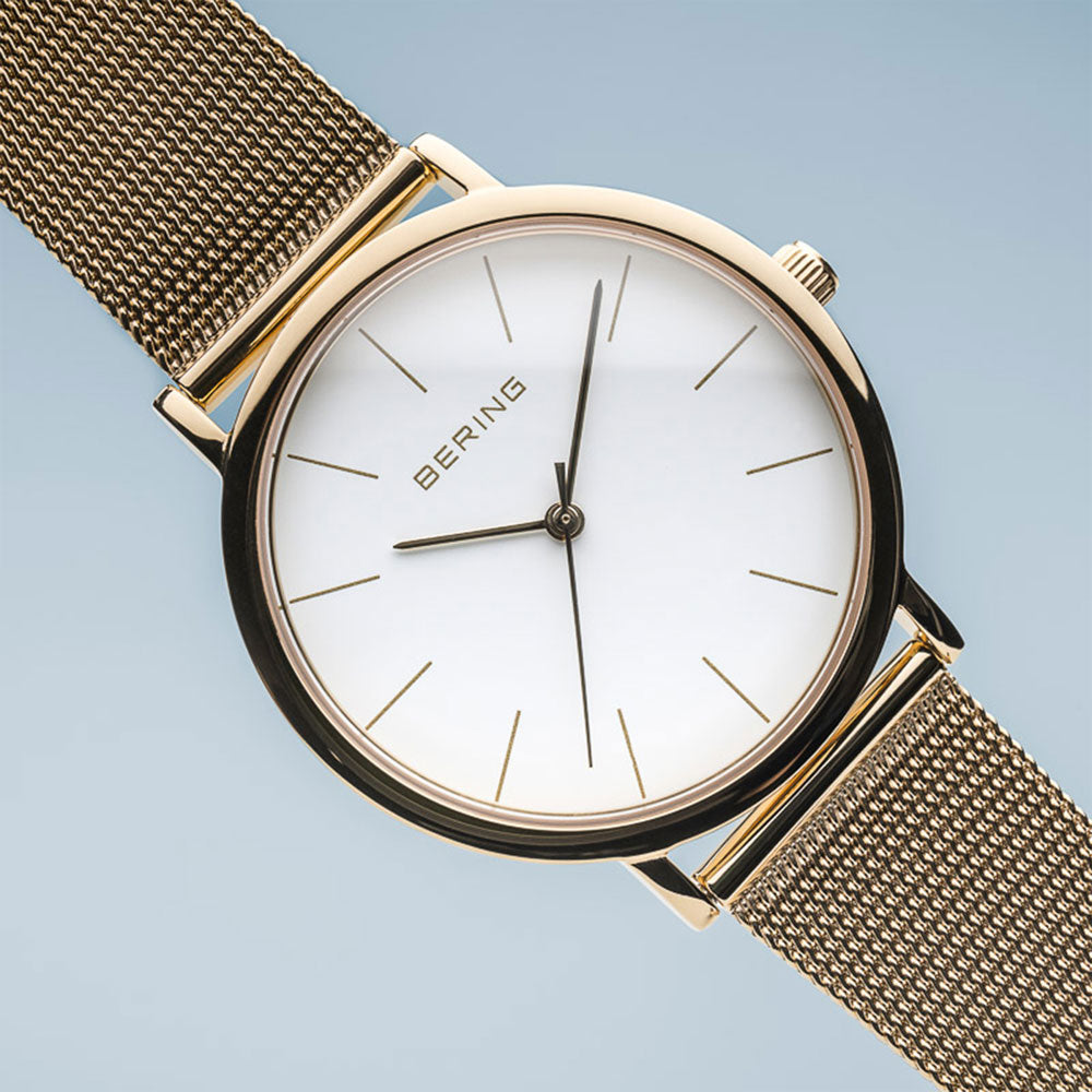 Дамски часовник Bering Classic Gold 13436-334