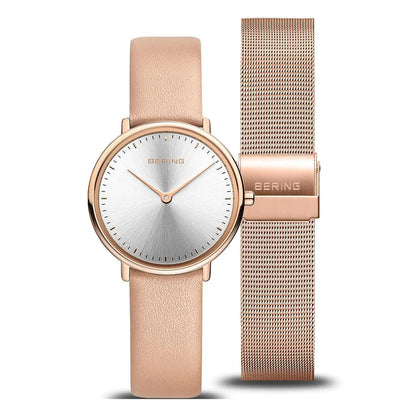 Дамски часовник Bering Classic с две каишки 15729-960