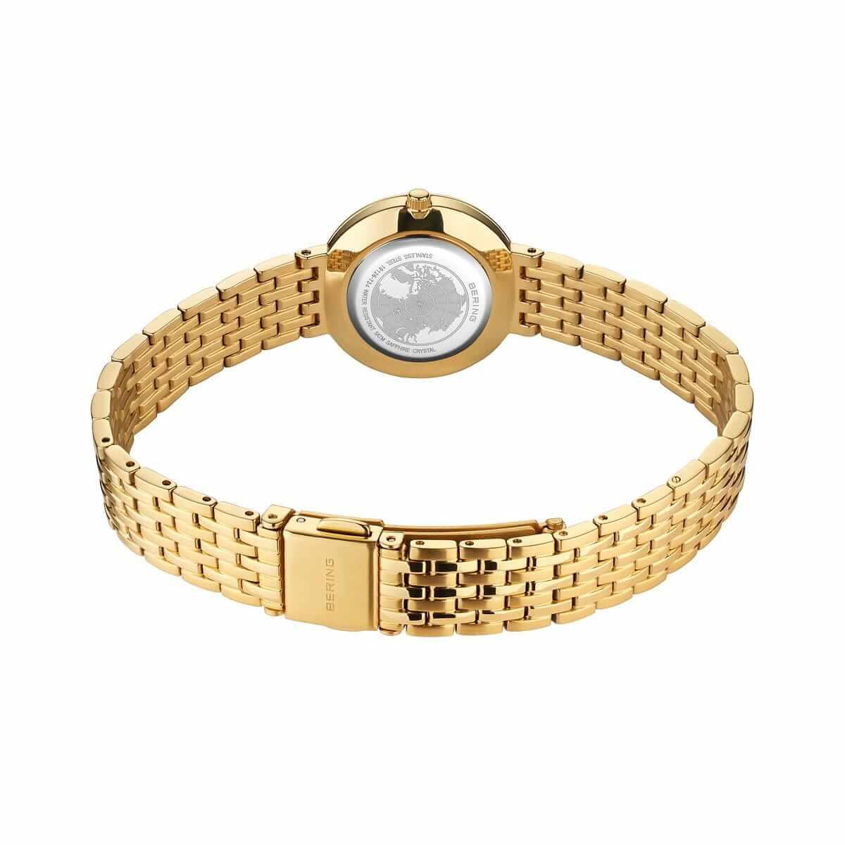 Дамски сет часовник и гривна Bering Classic Gold 19126-734-GWP
