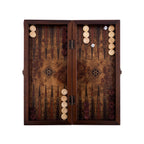 Малка дървена табла - Compact от Орех ръчна изработка