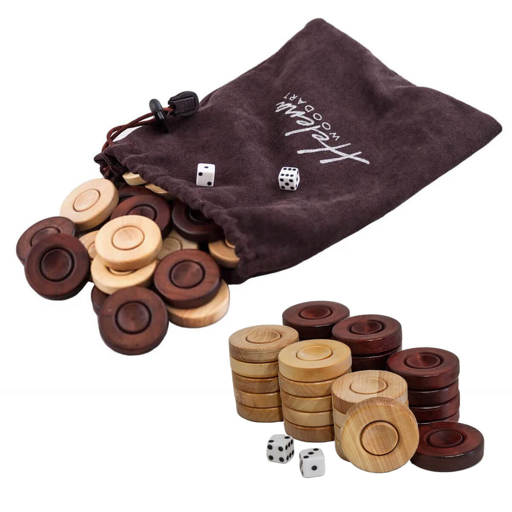 Комплект пулове и зарове за табла 35 мм