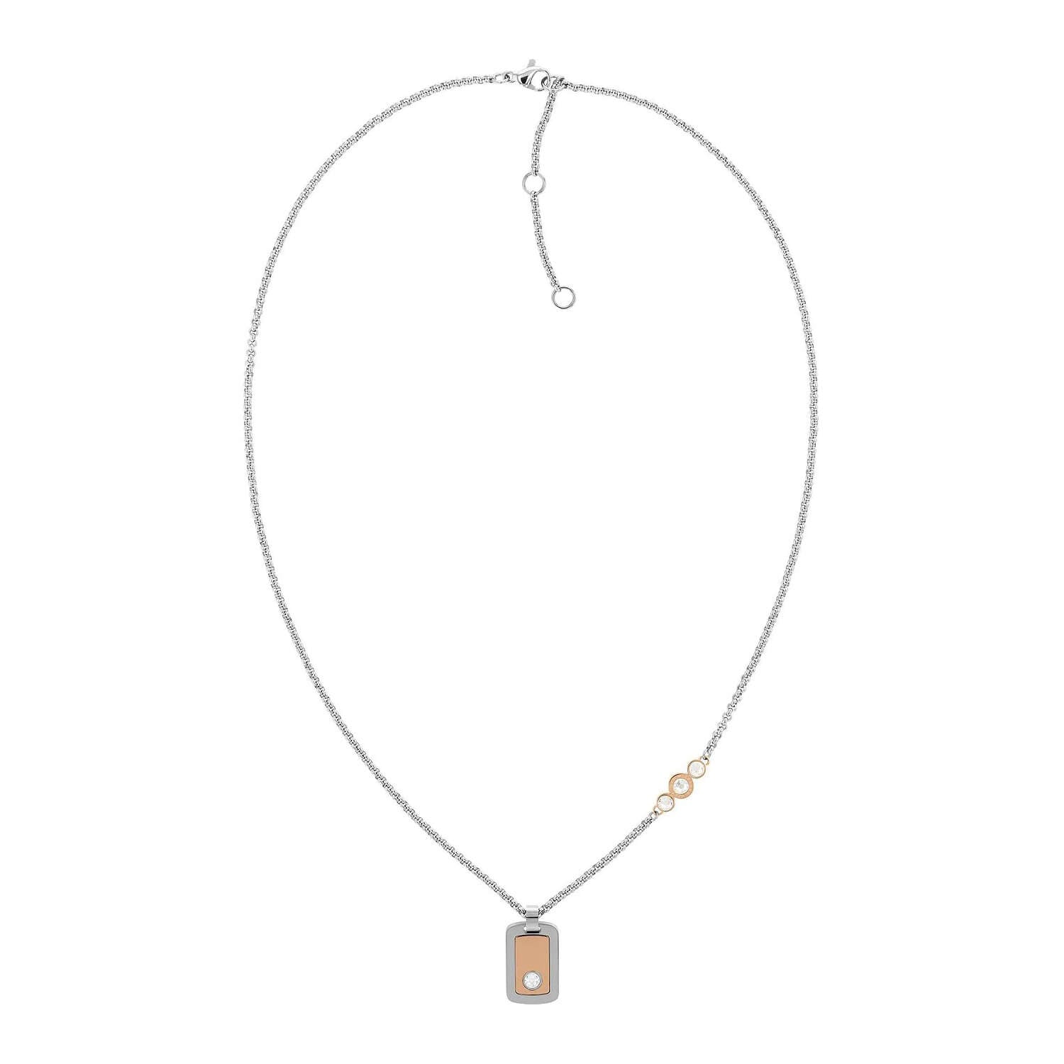 Колие Tommy Hilfiger розово злато и цирконий 2780577