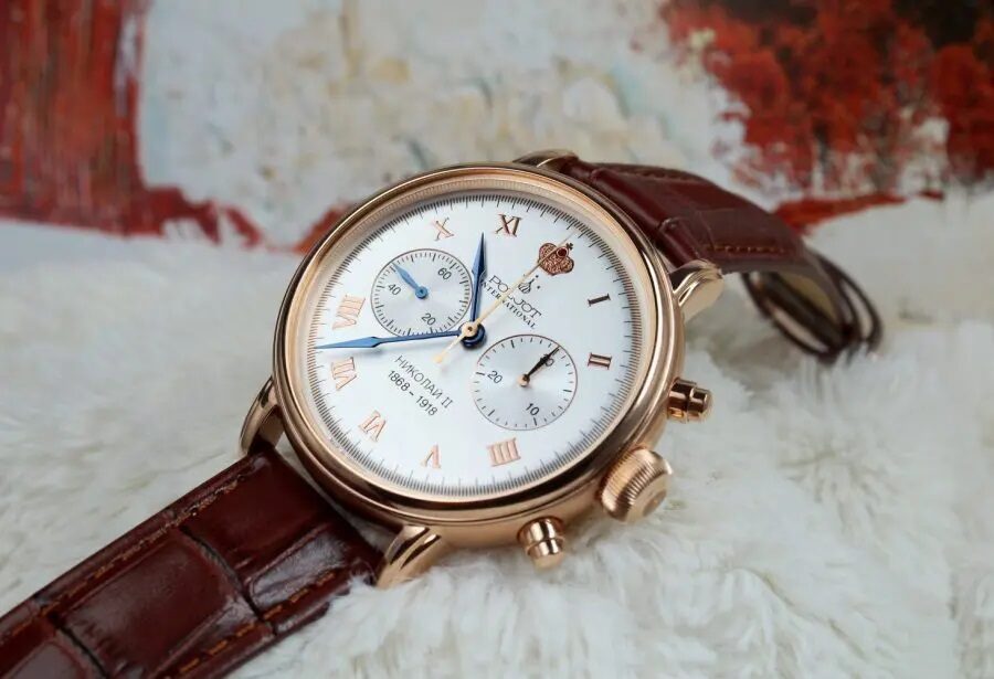 Мъжки часовник Poljot International Nikolai II Chronograph 2901.1941612N 2