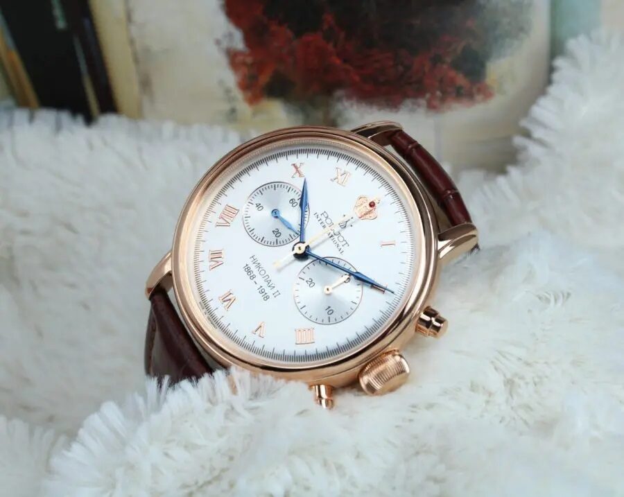 Мъжки часовник Poljot International Nikolai II Chronograph 2901.1941612N 3