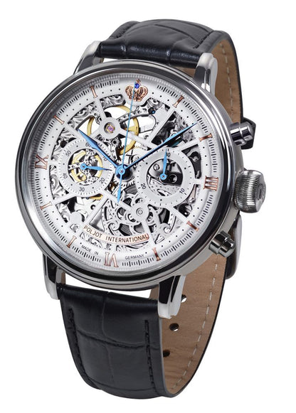 Мъжки часовник Poljot International Chronograph Nicolai II Skeleton Limited Edition 2901.194S011