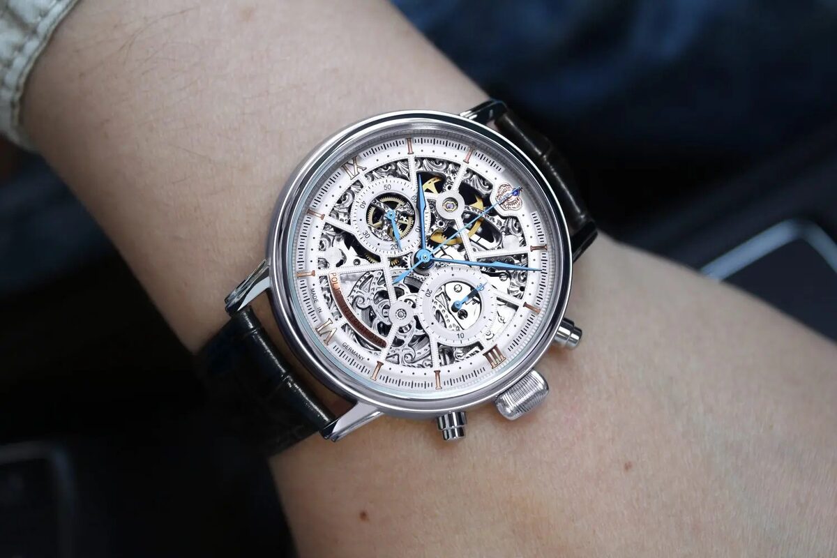 Мъжки часовник Poljot International Chronograph Nicolai II Skeleton Limited Edition 2901.194S011