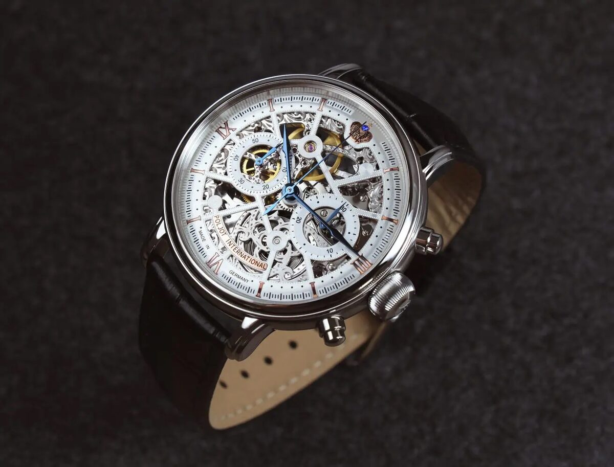 Мъжки часовник Poljot International Chronograph Nicolai II Skeleton Limited Edition 2901.194S011