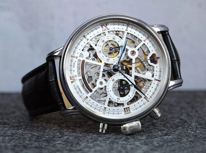 Мъжки часовник Poljot International Chronograph Nicolai II Skeleton Limited Edition 2901.194S011