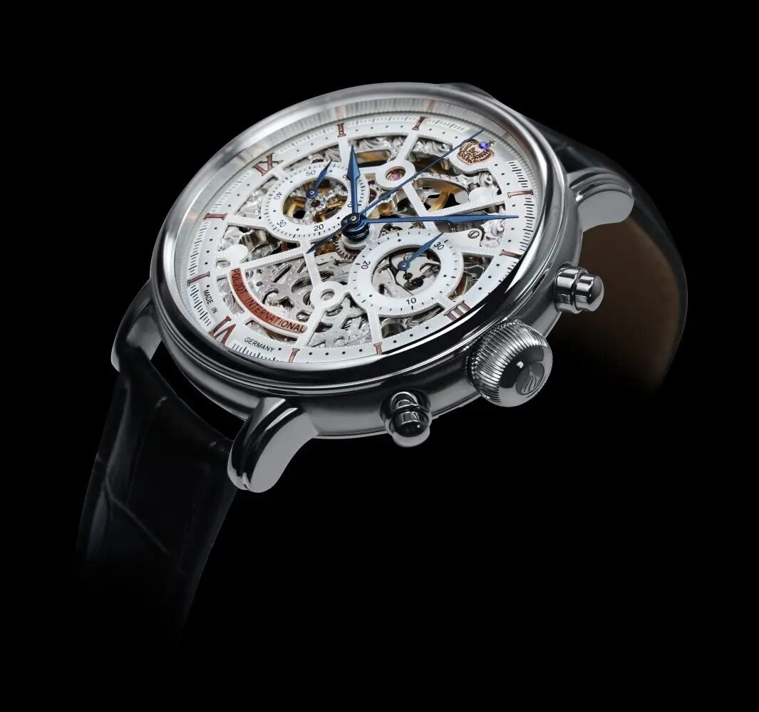 Мъжки часовник Poljot International Chronograph Nicolai II Skeleton Limited Edition 2901.194S011
