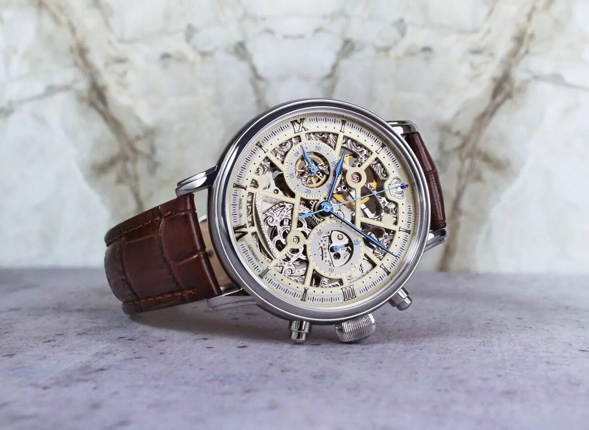 Мъжки часовник Poljot International Chronograph Nicolai II Skeleton Limited Edition 2901.194S012