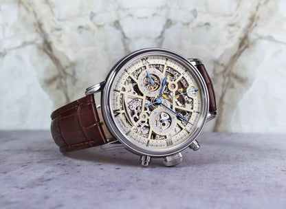 Мъжки часовник Poljot International Chronograph Nicolai II Skeleton Limited Edition 2901.194S012