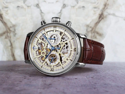 Мъжки часовник Poljot International Chronograph Nicolai II Skeleton Limited Edition 2901.194S012