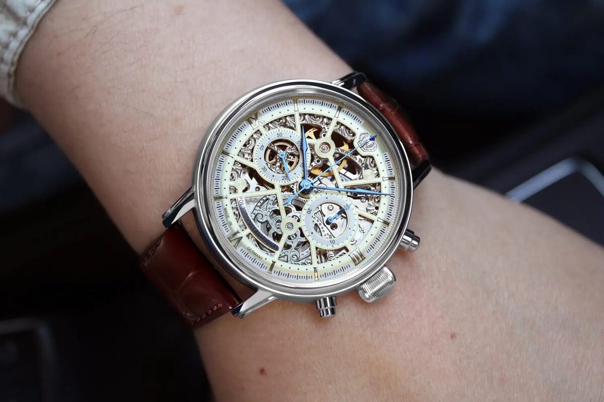 Мъжки часовник Poljot International Chronograph Nicolai II Skeleton Limited Edition 2901.194S012