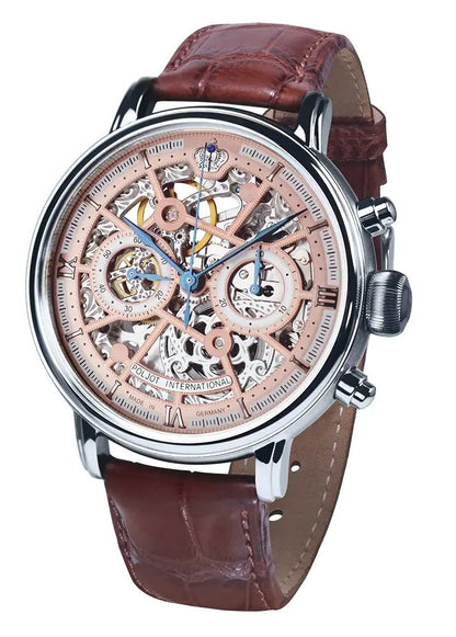 Мъжки часовник Poljot International Chronograph Nicolai II Skeleton Limited Edition 2901.194S013