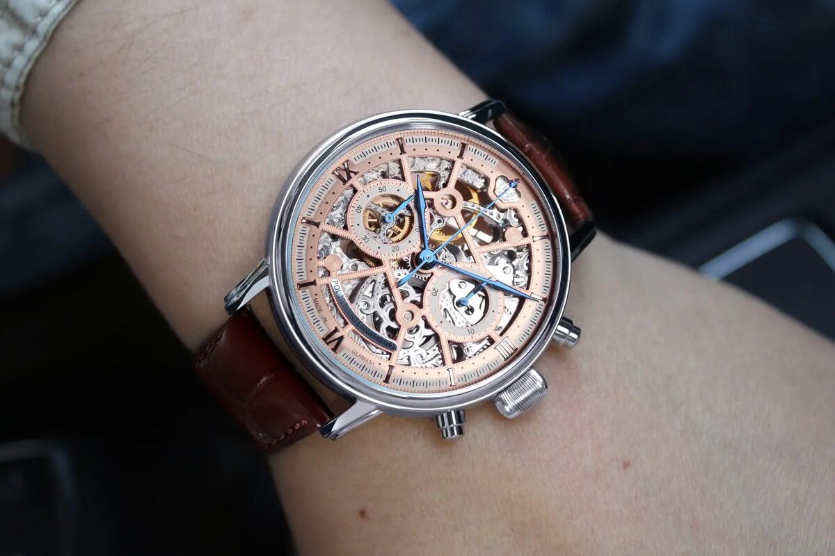 Мъжки часовник Poljot International Chronograph Nicolai II Skeleton Limited Edition 2901.194S013