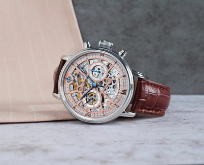 Мъжки часовник Poljot International Chronograph Nicolai II Skeleton Limited Edition 2901.194S013