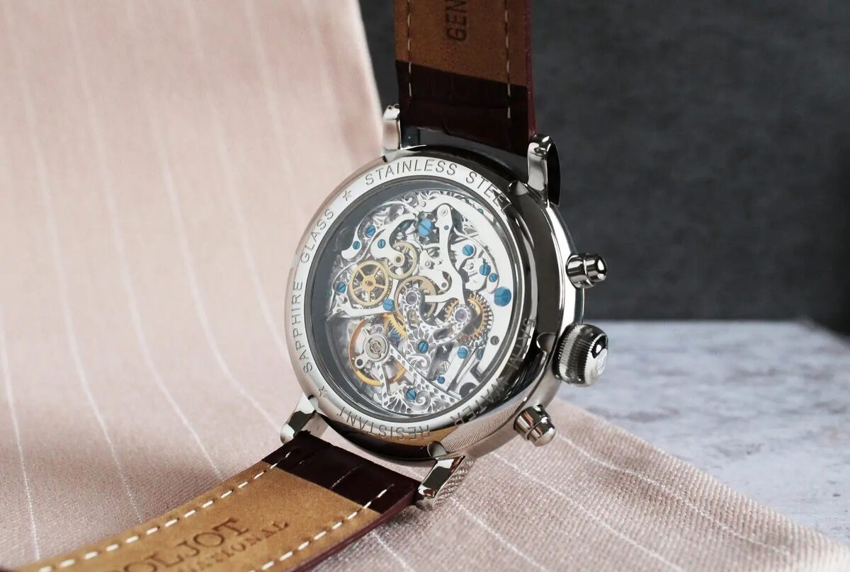 Мъжки часовник Poljot International Chronograph Nicolai II Skeleton Limited Edition 2901.194S013