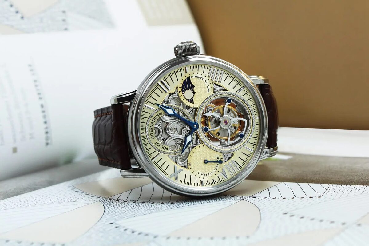 Мъжки часовник Poljot International Tourbillon Skeleton Osem Limited Edition 3360.T88-C