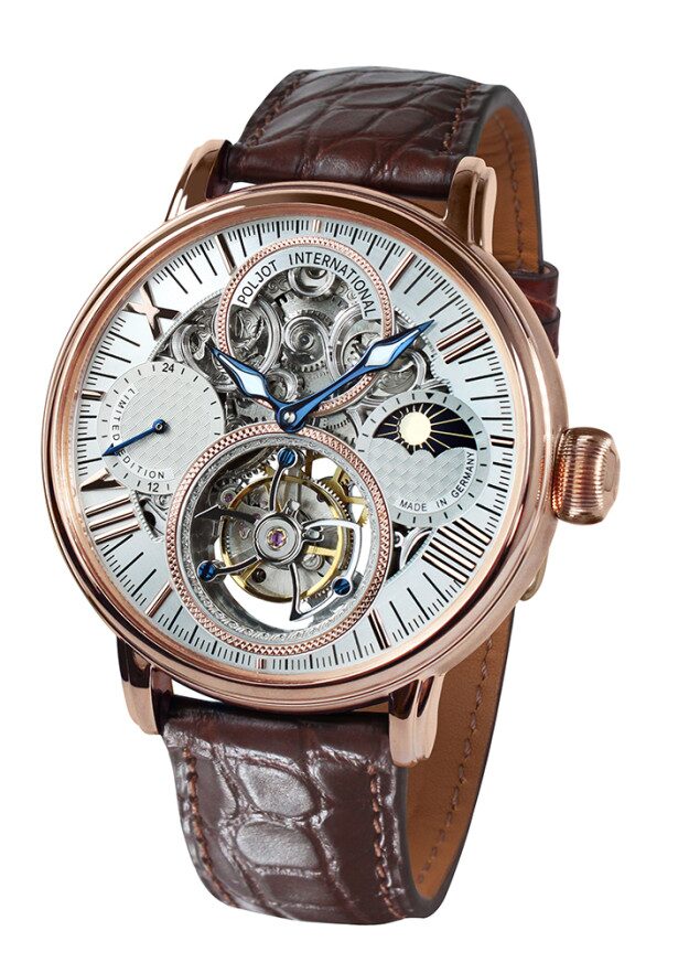 Мъжки часовник Poljot International Tourbillon Skeleton Osem Limited Edition 3360.T88-SR