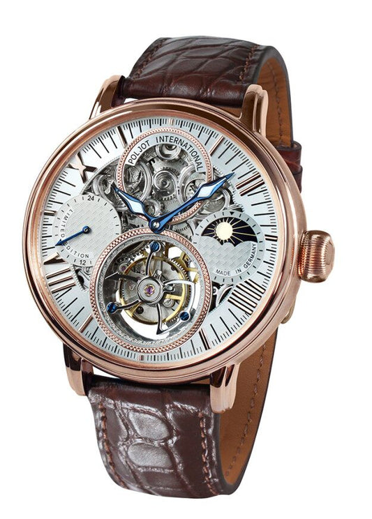 Мъжки часовник Poljot International Tourbillon Skeleton Osem Limited Edition 3360.T88-SR