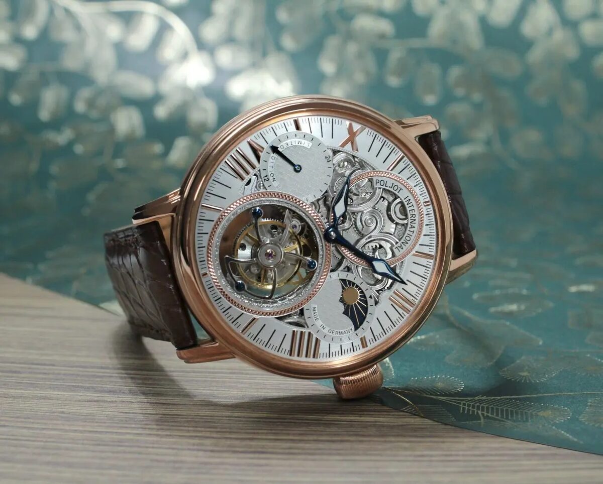 Мъжки часовник Poljot International Tourbillon Skeleton Osem Limited Edition 3360.T88-SR