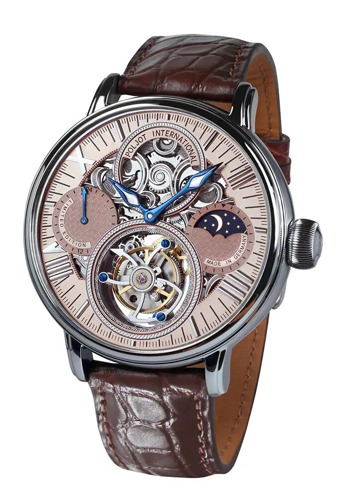 Мъжки часовник Poljot International Tourbillon Skeleton Osem 100ps Limited Edition 3360.T88R