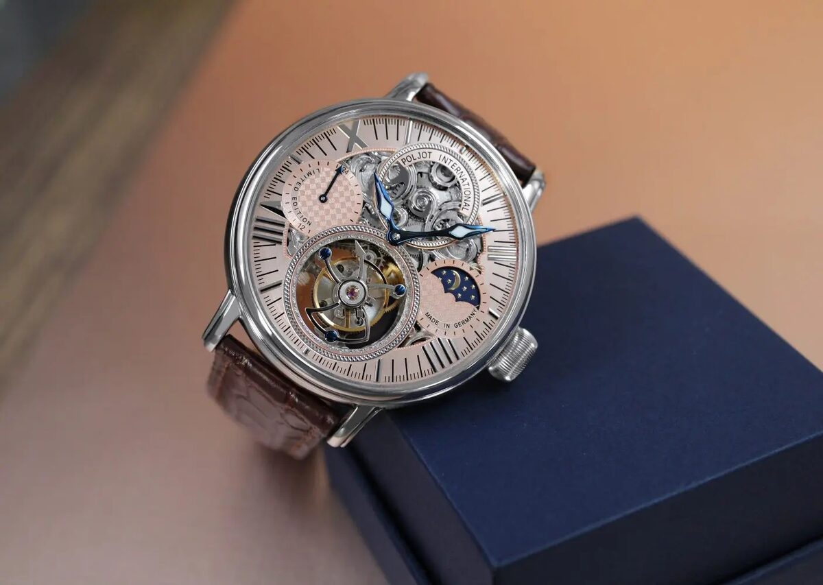 Мъжки часовник Poljot International Tourbillon Skeleton Osem 100ps Limited Edition 3360.T88R