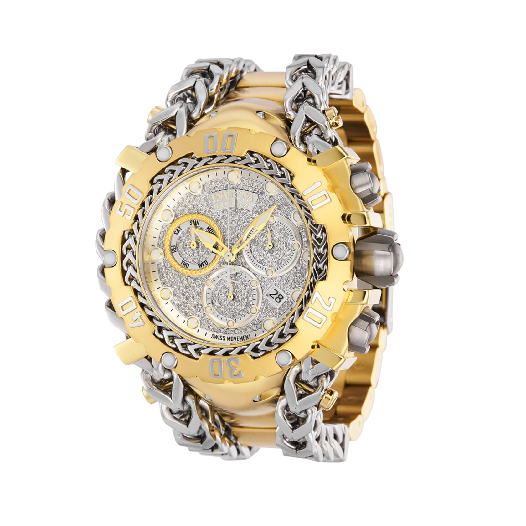 Мъжки часовник Invicta Gladiator Reserve 0.90 Carat Diamond Swiss 34443