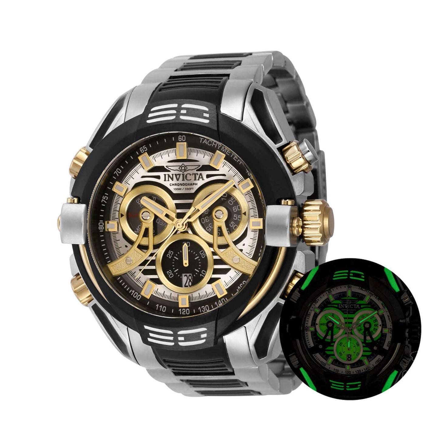 Мъжки часовник Invicta Mammoth Glow In The Dark Swiss Ronda Z60 FE Caliber 37525
