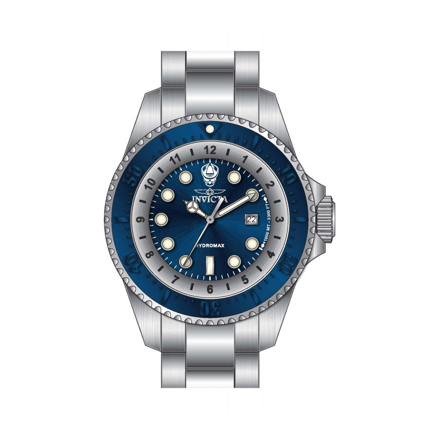 Мъжки часовник Invicta Hydromax Blue Pirat Swiss 38019