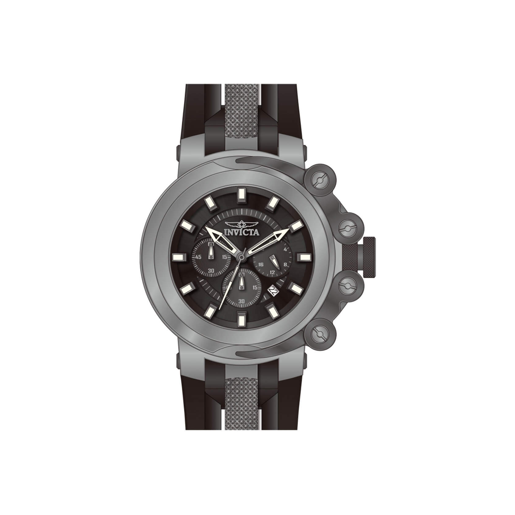 Мъжки часовник Invicta Coalition Forces Titanium Black 38339