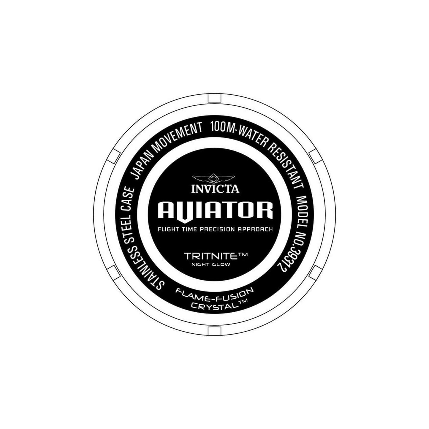 Мъжки часовник Invicta Aviator 39312