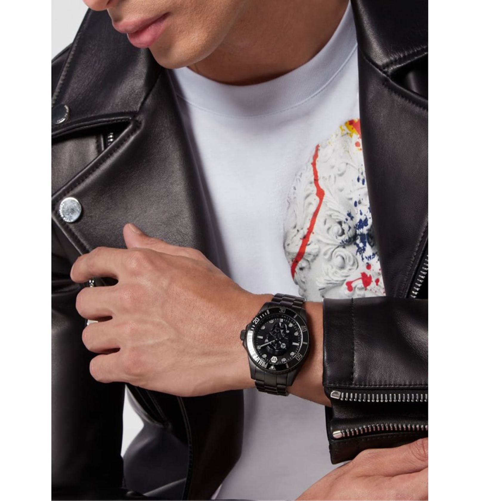 Мъжки часовник Philipp Plein THE $KULL DIVER PWOAA0922