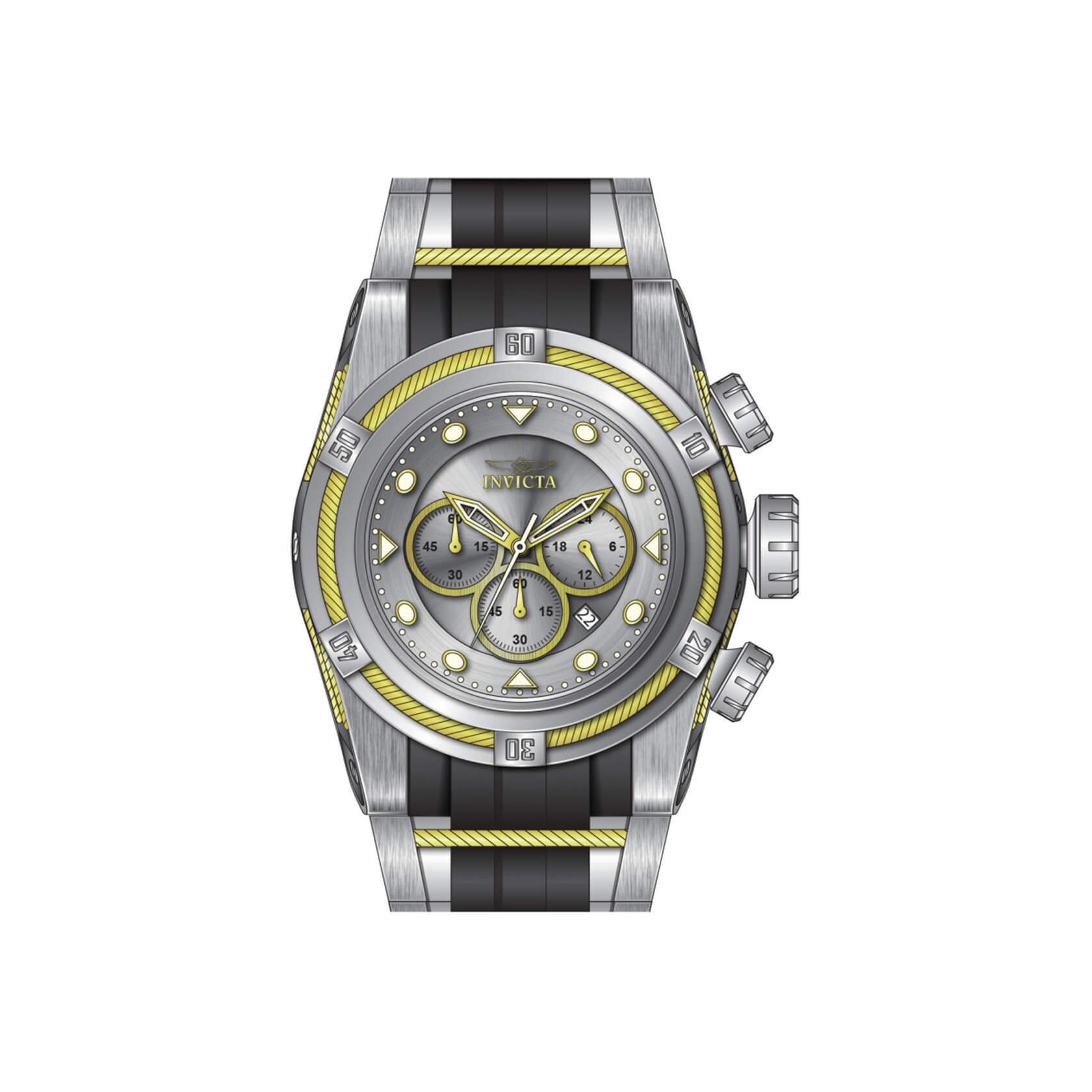 Мъжки часовник Invicta Bolt Zeus Gold Steel 46467
