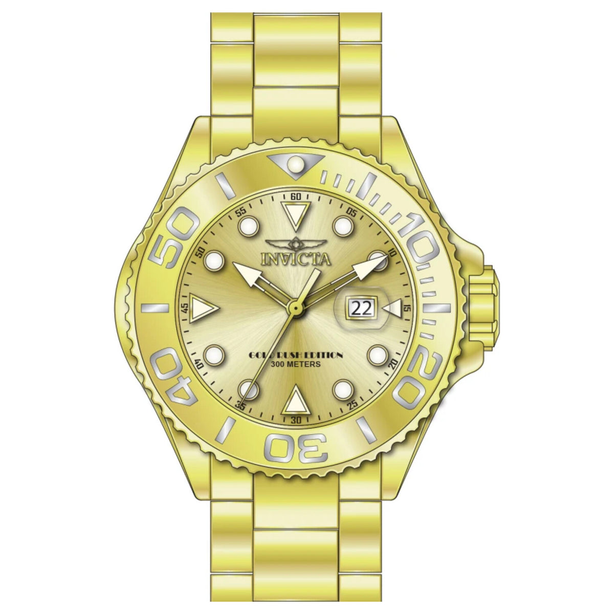 Мъжки часовник Invicta Grand Diver GOLD RUSH 48613 2