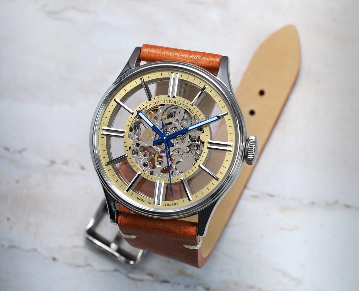 Дамски часовник Poljot International Vintage Skeleton 6114.1220102