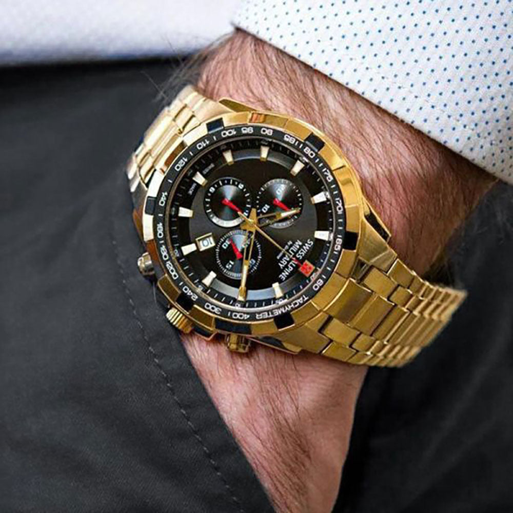 Мъжки часовник Swiss Alpine Military Star Fighter Chronograph 7043.9117