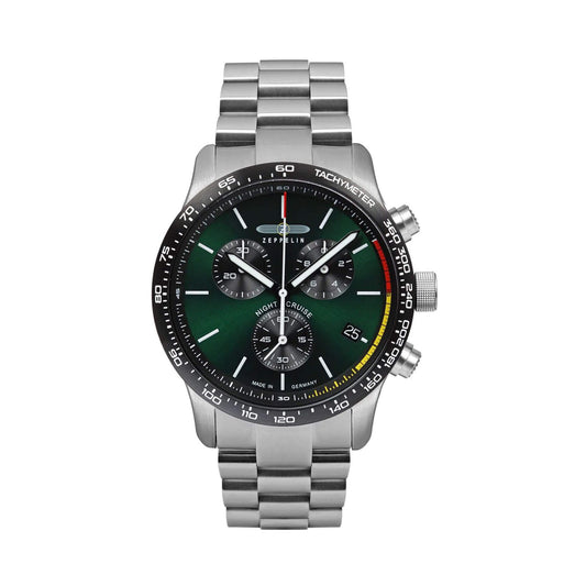 Мъжки часовник Zeppelin Night Cruise Сет Chronograph 7288M-4