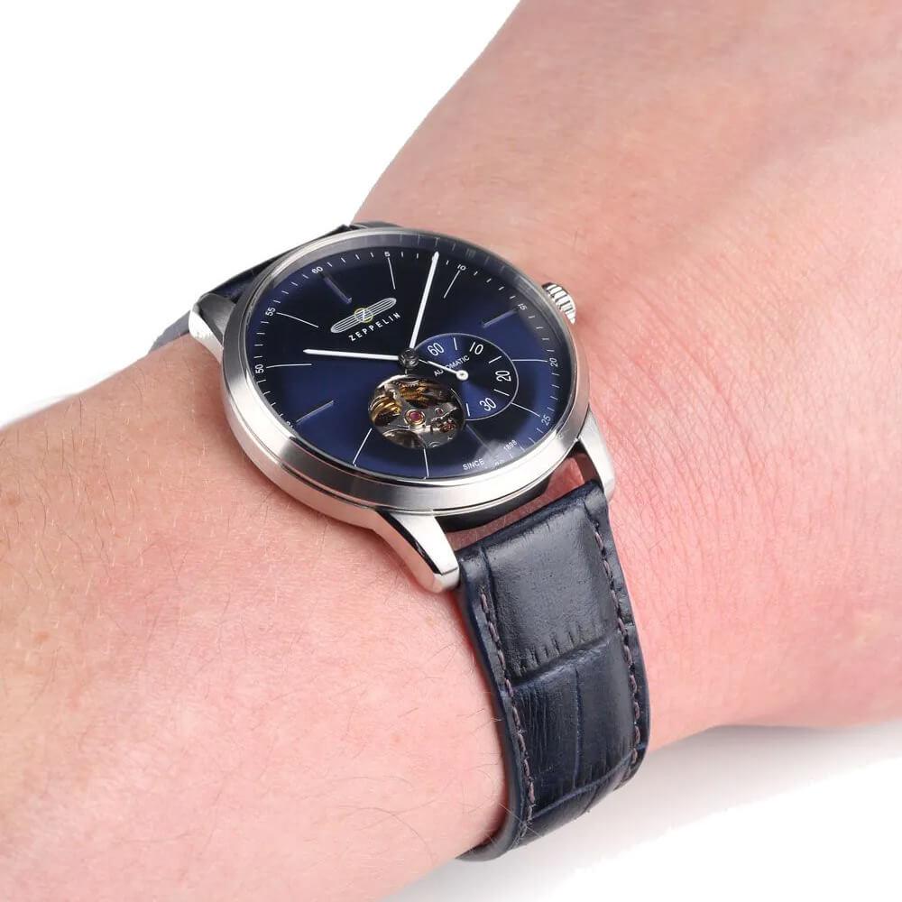 Мъжки часовник Zeppelin Flatline Open Heart Automatic