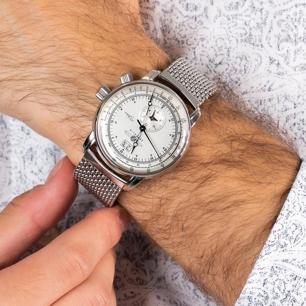 Мъжки часовник Zeppelin GMT 100 Jahre Chronograph 7640M-1