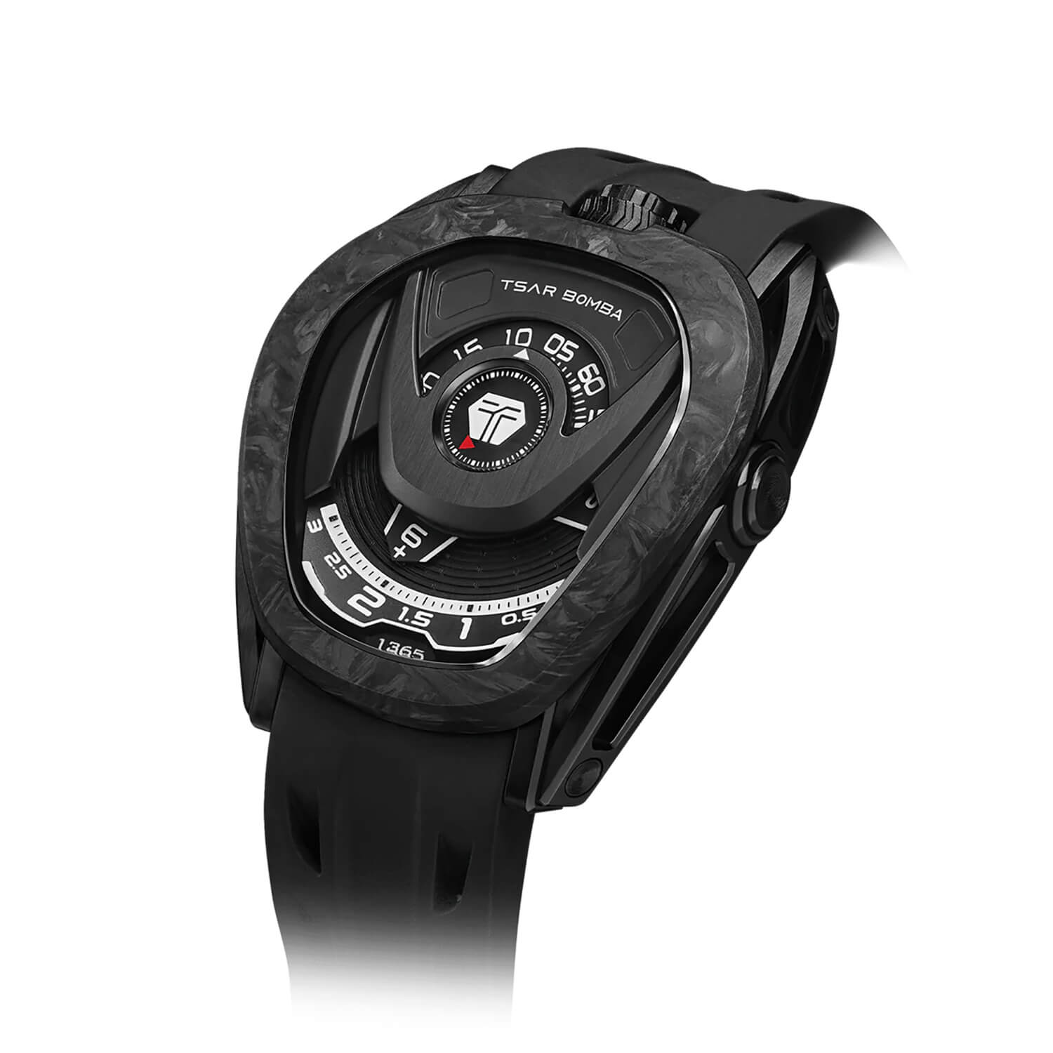 Мъжки часовник TSAR BOMBA Pulse Reactor-Interchangeable Automatic Carbon Fiber Black