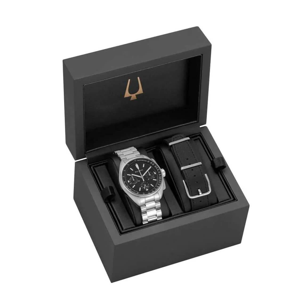 Мъжки часовник Bulova Lunar Pilot Chronograph Special Set 96K111