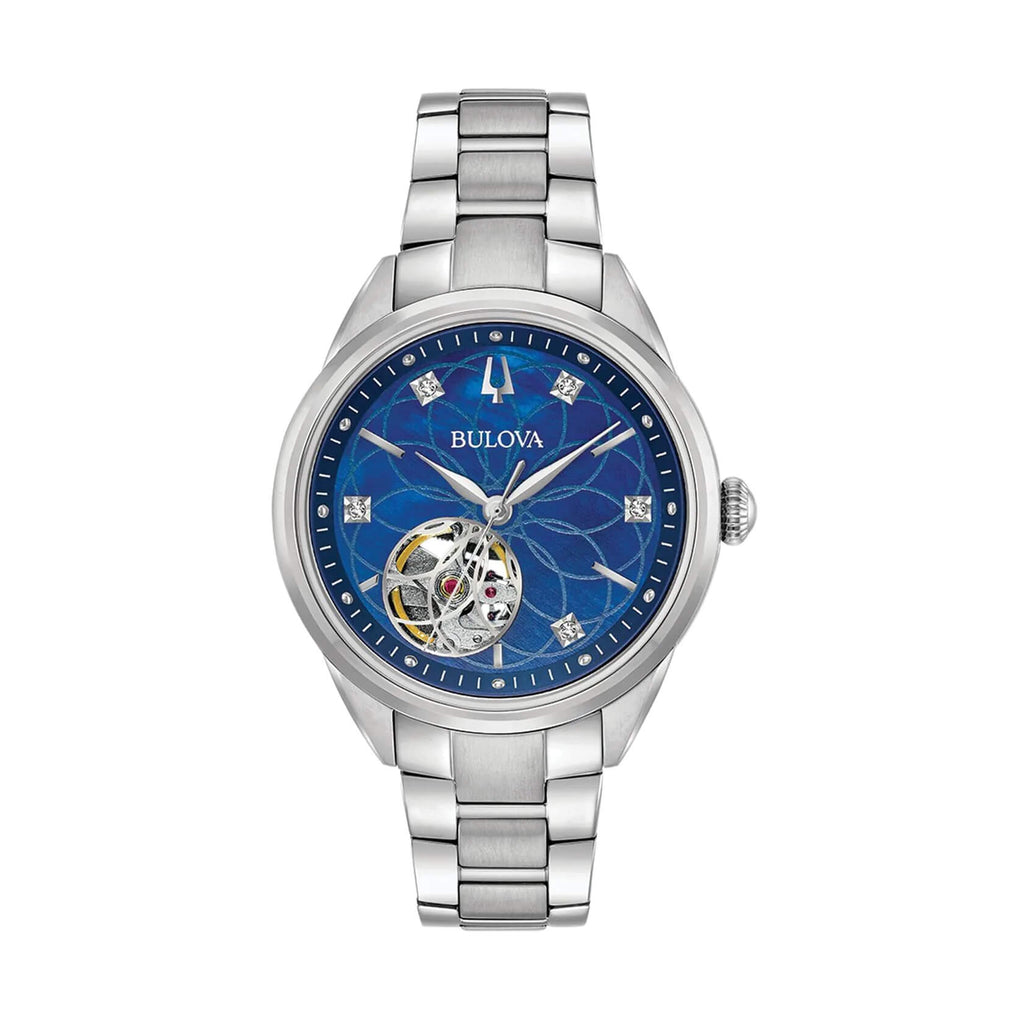 Дамски часовник Bulova Sutton Diamond Automatic 96P191