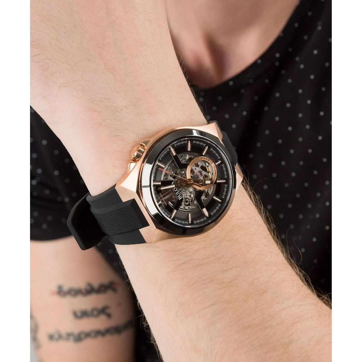 Мъжки часовник Bulova Classic Automatic Skeleton 98A177