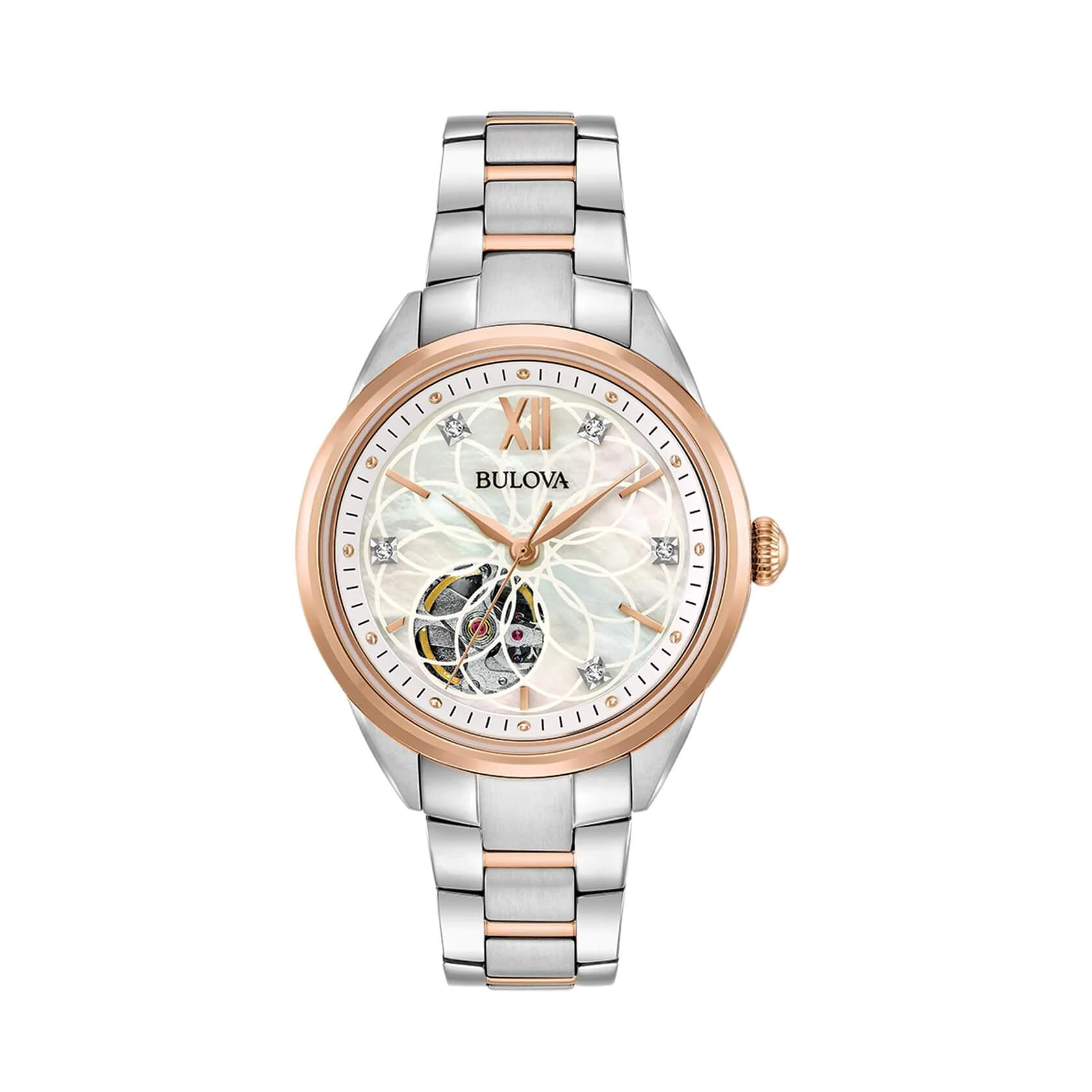 Дамски часовник Bulova Sutton Diamond Automatic 98P170