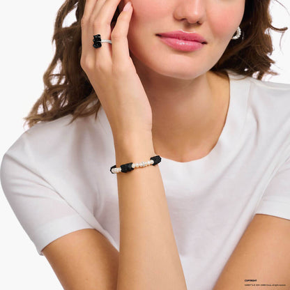 Гривна Thomas Sabo x HARIBO с 5 мечета Goldbears Pearl Limited A2170-052-11-L15