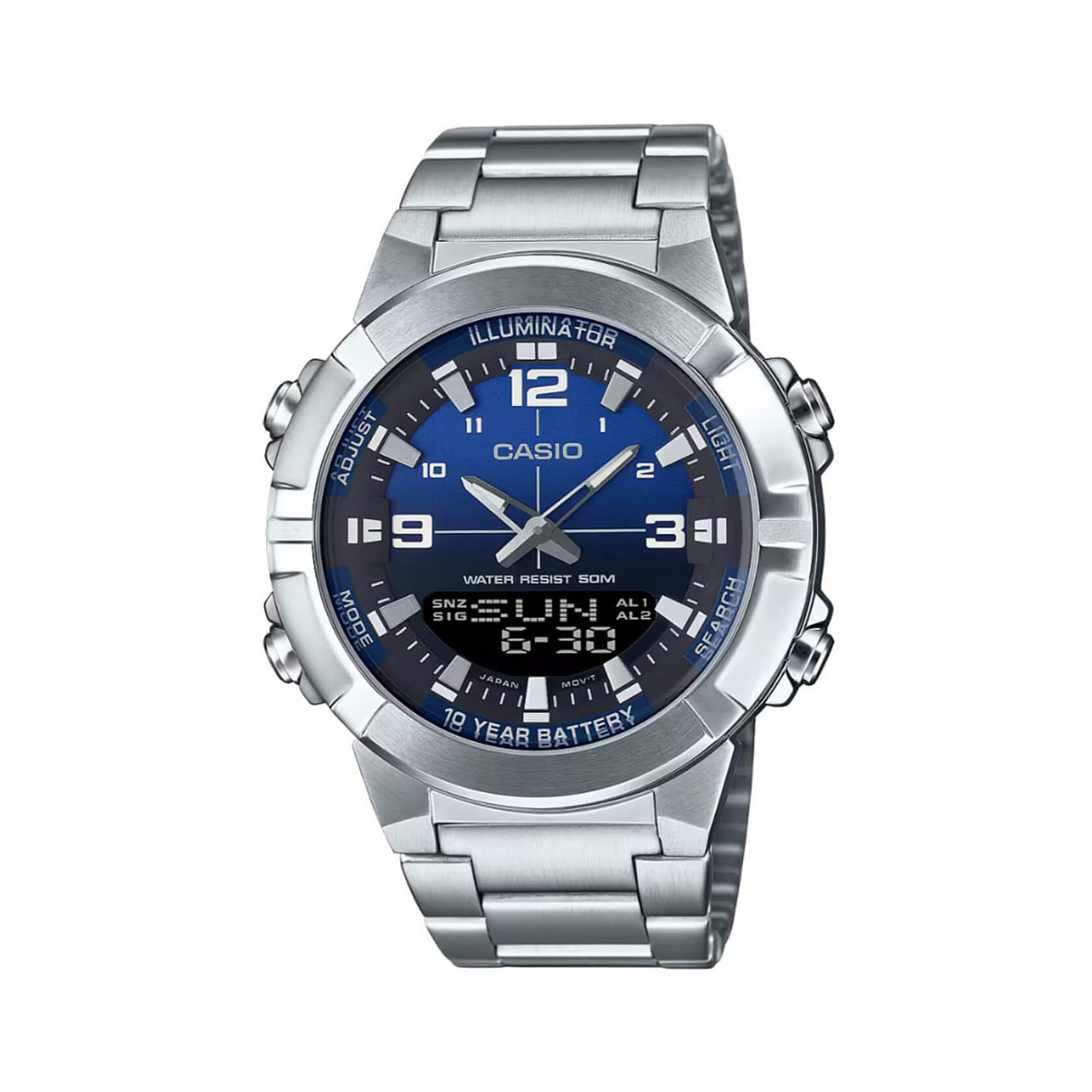 Мъжки часовник Illuminator Casio AMW-870DA-2A1VDF