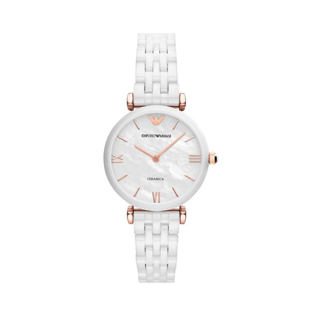 Дамски часовник Emporio Armani Ceramica Gianni T-Bar AR1486