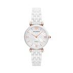 Дамски часовник Emporio Armani Ceramica Gianni T-Bar AR1486