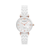 Дамски часовник Emporio Armani Ceramica Gianni T-Bar AR1486